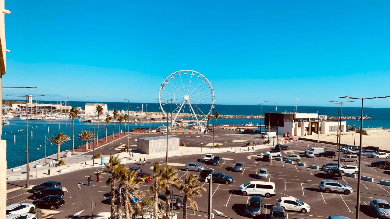 "Chill" Magnifique Vue Sur La Mer Et Le Port Au Coeur De La Ville En Premiere Ligne Canet Exterior foto
