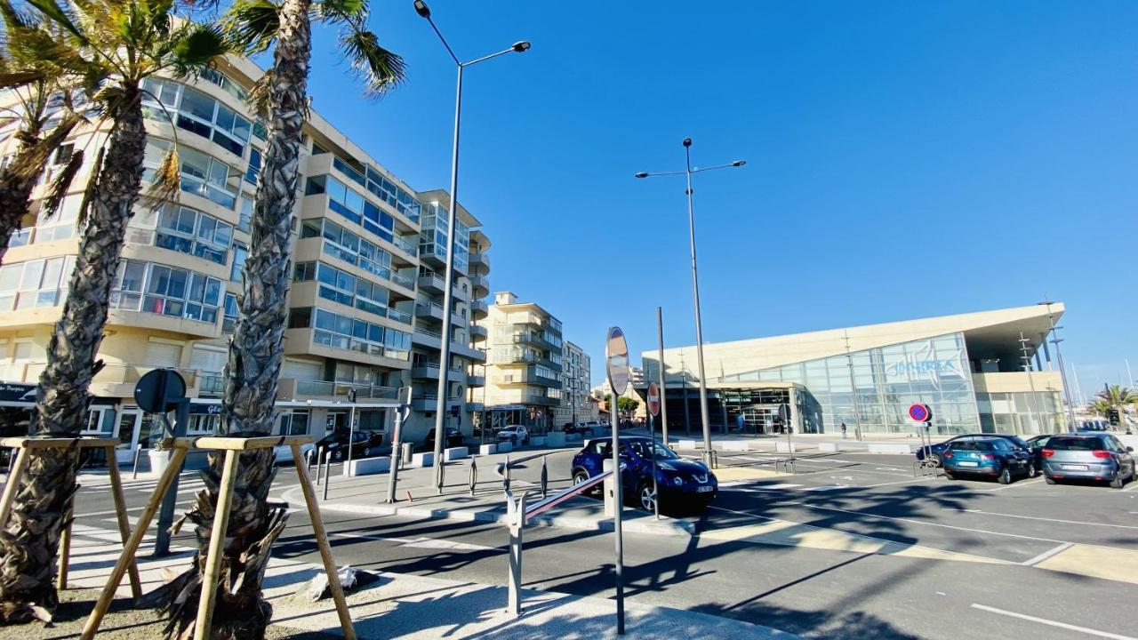"Chill" Magnifique Vue Sur La Mer Et Le Port Au Coeur De La Ville En Premiere Ligne Canet Exterior foto