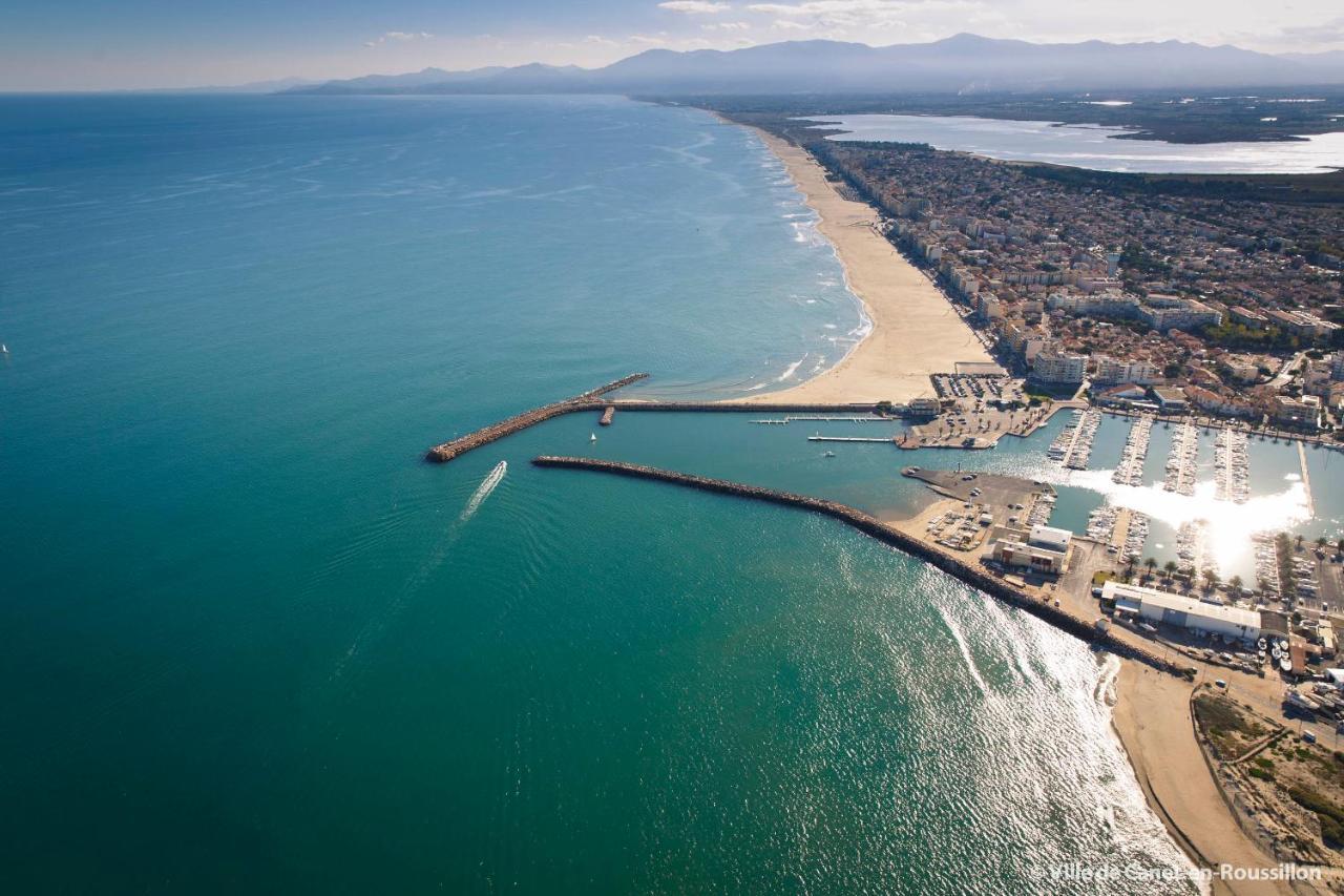 "Chill" Magnifique Vue Sur La Mer Et Le Port Au Coeur De La Ville En Premiere Ligne Canet Exterior foto